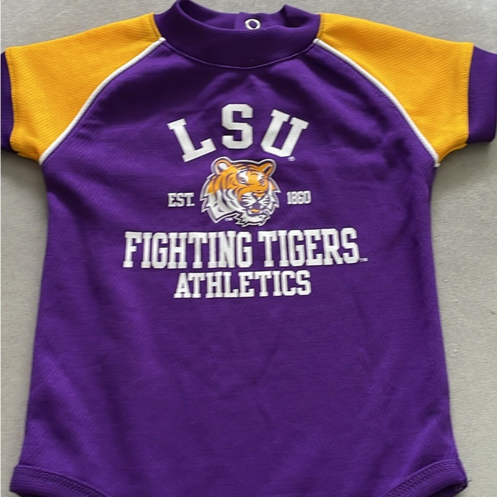 LSU Fighting Tigers Athletics Baby Onesie